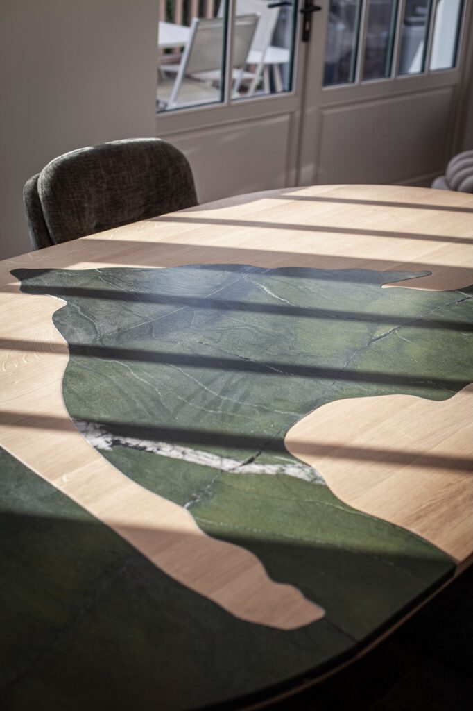 Table sur mesure Bassin Arcachon — Chambre suite privative Hôtel Cap-Ferret — Vaissié Studio