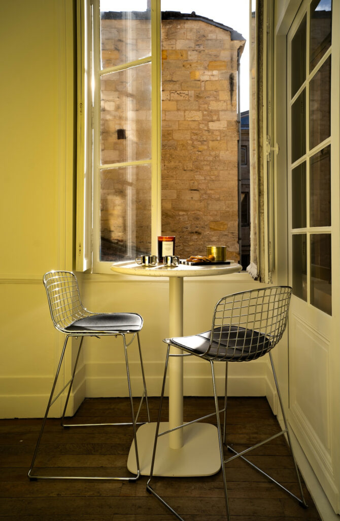 Détail mobilier et matières — studio design intérieur Bordeaux — Vaissié Studio